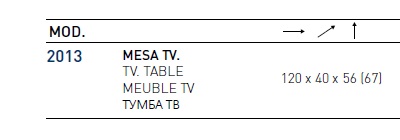 Mueble TV 2013